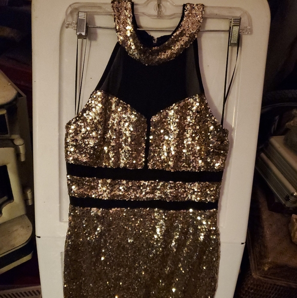 Sparkling Sequin Cocktail Dress by Guess - Picture 4 of 6